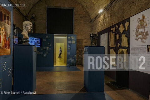 Roma 4 febbraio 2021..Apertura della mostra Napoleone e il mito di Roma ai Mercati di Traiano.. ©Rino Bianchi/Rosebud2