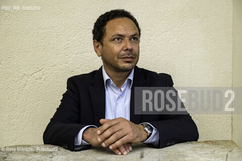 Venice April 20, 2018..Vittorio Longhi, journalist, photographed in Venice in the spaces of CaFoscari during Afropean Bridge/Vittorio Longhi, giornalista, fotografato a Venezia negli spazi di Ca Foscari durante Afropean Bridge. ©Rino Bianchi/Rosebud2