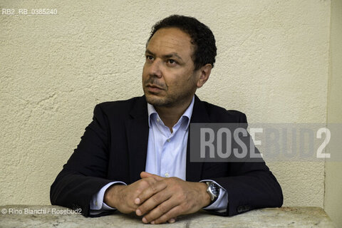 Venice April 20, 2018..Vittorio Longhi, journalist, photographed in Venice in the spaces of CaFoscari during Afropean Bridge/Vittorio Longhi, giornalista, fotografato a Venezia negli spazi di Ca Foscari durante Afropean Bridge.. ©Rino Bianchi/Rosebud2