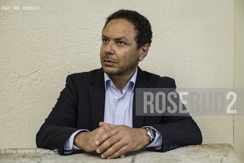 Venice April 20, 2018..Vittorio Longhi, journalist, photographed in Venice in the spaces of CaFoscari during Afropean Bridge/Vittorio Longhi, giornalista, fotografato a Venezia negli spazi di Ca Foscari durante Afropean Bridge. ©Rino Bianchi/Rosebud2