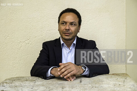 Venice April 20, 2018..Vittorio Longhi, journalist, photographed in Venice in the spaces of CaFoscari during Afropean Bridge/Vittorio Longhi, giornalista, fotografato a Venezia negli spazi di Ca Foscari durante Afropean Bridge. ©Rino Bianchi/Rosebud2