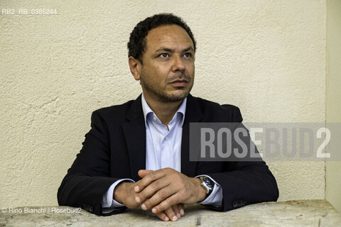 Venice April 20, 2018..Vittorio Longhi, journalist, photographed in Venice in the spaces of CaFoscari during Afropean Bridge/Vittorio Longhi, giornalista, fotografato a Venezia negli spazi di Ca Foscari durante Afropean Bridge. ©Rino Bianchi/Rosebud2