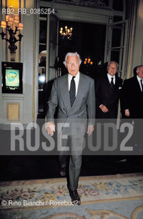 Roma 15 settembre 1998..Giovanni Gianni Agnelli, fotografato a Roma. ©Rino Bianchi/Rosebud2