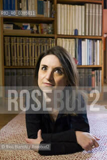 Rome March 19, 2021..Cinzia Giorgio, writer, art historian, essayist, journalist and professor of History of Women and History of Art at the Decentralized Experimental University of Rome, photographed in her home in Rome/Cinzia Giorgio, scrittrice, storica dellarte, saggista, giornalista e docente di Storia delle Donne e Storia dellArte allUniversità Sperimentale Decentrata di Roma, fotografta nella sua abitazione di Roma. ©Rino Bianchi/Rosebud2