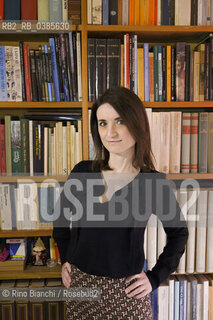 Rome March 19, 2021..Cinzia Giorgio, writer, art historian, essayist, journalist and professor of History of Women and History of Art at the Decentralized Experimental University of Rome, photographed in her home in Rome/Cinzia Giorgio, scrittrice, storica dellarte, saggista, giornalista e docente di Storia delle Donne e Storia dellArte allUniversità Sperimentale Decentrata di Roma, fotografta nella sua abitazione di Roma. ©Rino Bianchi/Rosebud2