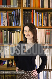 Rome March 19, 2021..Cinzia Giorgio, writer, art historian, essayist, journalist and professor of History of Women and History of Art at the Decentralized Experimental University of Rome, photographed in her home in Rome/Cinzia Giorgio, scrittrice, storica dellarte, saggista, giornalista e docente di Storia delle Donne e Storia dellArte allUniversità Sperimentale Decentrata di Roma, fotografta nella sua abitazione di Roma. ©Rino Bianchi/Rosebud2