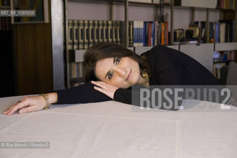 Rome March 19, 2021..Cinzia Giorgio, writer, art historian, essayist, journalist and professor of History of Women and History of Art at the Decentralized Experimental University of Rome, photographed in her home in Rome/Cinzia Giorgio, scrittrice, storica dellarte, saggista, giornalista e docente di Storia delle Donne e Storia dellArte allUniversità Sperimentale Decentrata di Roma, fotografta nella sua abitazione di Roma. ©Rino Bianchi/Rosebud2