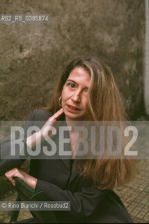 Roma 22 luglio 2003..Chiara Palazzolo, scrittrice..Foto: Rino Bianchi \ Agenzia AZIMUT ©Rino Bianchi/Rosebud2