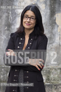 Rome October 30, 2020..Francesca Bellino, writer, journalist, radio and television presenter and author, expert in transculturalism, the female world and human rights in the Arab-Mediterranean area, photographed in Rome in the park of Villa Celimontana/Francesca Bellino, scrittrice, giornalista, conduttrice e autrice radiotelevisiva, esperta di transculturalità, mondo femminile e diritti umani nellarea arabo-mediterranea, fotografata a Roma nel parco di Villa Celimontana. ©Rino Bianchi/Rosebud2