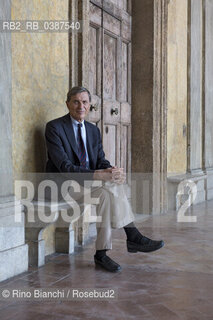 Rome September 9, 2021..Alberto Mantovani pathologist, immunologist, scientific popularizer and Italian academic, considered one of the most influential Italian scientists in his field, photographed in Rome in the spaces of Villa Medici, seat of the French Academy/Alberto Mantovani patologo, immunologo, divulgatore scientifico e accademico italiano, considerato uno dei più influenti scienziati italiani del suo campo, fotografato a Roma negli spazi di Villa Medici sede dellAccademia di Francia. ©Rino Bianchi/Rosebud2