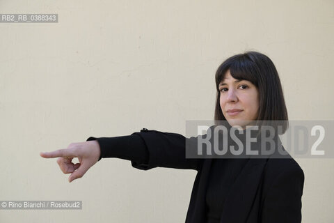 Turin October 17, 2021..Aixa de la Cruz is a Spanish writer of Basque origin, photographed in Turin in the spaces of the Lingotto/Aixa de la Cruz è una scrittrice spagnola di origine basca, fotografata a Torino negli spazi del Lingotto. ©Rino Bianchi/Rosebud2