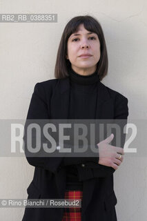 Turin October 17, 2021..Aixa de la Cruz is a Spanish writer of Basque origin, photographed in Turin in the spaces of the Lingotto/Aixa de la Cruz è una scrittrice spagnola di origine basca, fotografata a Torino negli spazi del Lingotto. ©Rino Bianchi/Rosebud2