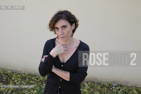 Turin October 16, 2021..Stefania Auci, writer, photographed in Turin in the Lingotto spaces/Stefania Auci, scrittrice, fotografata a Torino negli spazi del Lingotto. ©Rino Bianchi/Rosebud2