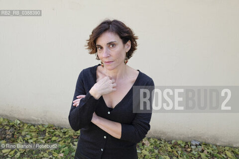 Turin October 16, 2021..Stefania Auci, writer, photographed in Turin in the Lingotto spaces/Stefania Auci, scrittrice, fotografata a Torino negli spazi del Lingotto. ©Rino Bianchi/Rosebud2