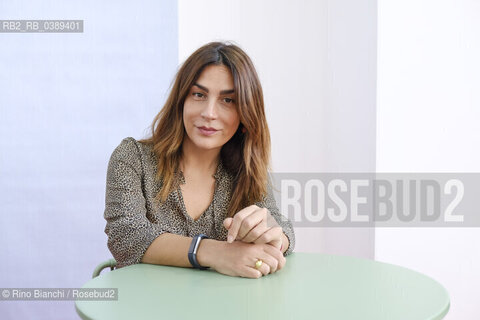 Rome December 5, 2021..Viola Ardone, teacher of Italian and Latin, writer, photographed in Rome in the spaces of La Nuvola/Viola Ardone, insegnante di italiano e Latino, scrittrice, fotografata a Roma negli spazi de La Nuvola. ©Rino Bianchi/Rosebud2