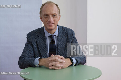 Rome December 5, 2021..Antonio Sellerio, son of the photographer Enzo Sellerio and Elvira Giorgianni, editorial director of Sellerio editore, photographed in Rome in the spaces of La Nuvola/Antonio Sellerio, figlio del fotografo Enzo Sellerio e di Elvira Giorgianni, direttore editoriale della Sellerio editore, fotografato a Roma negli spazi de La Nuvola. ©Rino Bianchi/Rosebud2