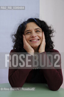 Rome December 5, 2021..Susanna Mattiangeli, author of childrens books, theatrical projects and essays, photographed in Rome in the spaces of La Nuvola. ©Rino Bianchi/Rosebud2