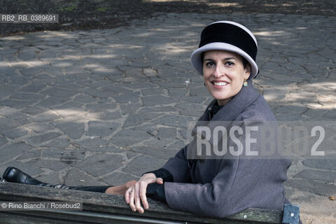 Rome March 13, 2022..Felicia Troisi, known as Licia Italian writer, author of fantasy novels, photographed in Rome in the spaces of the Roma 60 Olympic Village/Felicia Troisi, detta Licia scrittrice italiana, autrice di romanzi fantasy, fotografata a Roma negli spazi del Villaggio Olimpico Roma 60. ©Rino Bianchi/Rosebud2