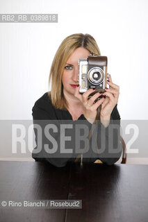 Rome March 29, 2022..Francesca Ceci, writer, author of childrens books, photographed in her Roman home/Francesca Ceci, scrittrice, autrice di libri per ragazzi, fotografata nella sua abitazione romana. ©Rino Bianchi/Rosebud2