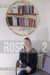 Rome March 29, 2022..Francesca Ceci, writer, author of childrens books, photographed in her Roman home/Francesca Ceci, scrittrice, autrice di libri per ragazzi, fotografata nella sua abitazione romana. ©Rino Bianchi/Rosebud2