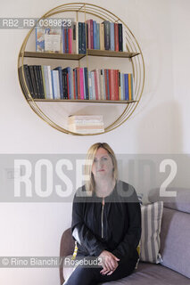 Rome March 29, 2022..Francesca Ceci, writer, author of childrens books, photographed in her Roman home/Francesca Ceci, scrittrice, autrice di libri per ragazzi, fotografata nella sua abitazione romana. ©Rino Bianchi/Rosebud2