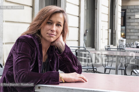 Turin April 6, 2022..Gaia Rayneri, writer, worked in the theater with Paolo Rossi, photographed in her hometown of Turin/Gaia Rayneri, scrittrice, ha lavorato in teatro con Paolo Rossi, fotografata a Torino sua città natale. ©Rino Bianchi/Rosebud2