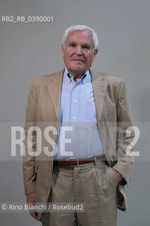 Turin May 19, 2022..Nicola Crocetti Greek scholar, translator, journalist and Italian publisher, photographed in Turin Lingotto in the rooms of the NH hotel/Nicola Crocetti grecista, traduttore, giornalista ed editore italiano, fotografato a Torino Lingotto negli ambienti dellhotel NH... ©Rino Bianchi/Rosebud2