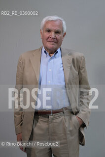 Turin May 19, 2022..Nicola Crocetti Greek scholar, translator, journalist and Italian publisher, photographed in Turin Lingotto in the rooms of the NH hotel/Nicola Crocetti grecista, traduttore, giornalista ed editore italiano, fotografato a Torino Lingotto negli ambienti dellhotel NH... ©Rino Bianchi/Rosebud2