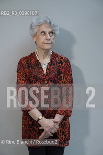 Turin May 19, 2022..Simonetta Agnello Hornby writer, Labor MP and lawyer, her novels are international bestsellers, translated into more than twenty languages, photographed in Turin Lingotto in the spaces of the NH Hotel/Simonetta Agnello Hornby scrittrice, parlamentare laburista ed avvocato, i suoi romanzi sono bestseller internazionali, tradotti in più di venti lingue, fotografata a Torino Lingotto neli spazi dellHotel NH. ©Rino Bianchi/Rosebud2