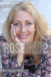 Rome June 29, 2022..Federica De Paolis, writer, dialogue writer and television author, winner of the second edition of the DeA Planeta Award under the pseudonym of Paola Punturieri, photographed in Rome in the MAXXI spaces/Federica De Paolis, scrittrice, dialoghista ed autrice televisiva, vincitricw dlla seconda edizione del Premio  DeA Planeta con lo pseudonimo di Paola Punturieri, fotografata a Roma nefli spazi del MAXXI. ©Rino Bianchi/Rosebud2