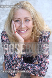 Rome June 29, 2022..Federica De Paolis, writer, dialogue writer and television author, winner of the second edition of the DeA Planeta Award under the pseudonym of Paola Punturieri, photographed in Rome in the MAXXI spaces/Federica De Paolis, scrittrice, dialoghista ed autrice televisiva, vincitricw dlla seconda edizione del Premio  DeA Planeta con lo pseudonimo di Paola Punturieri, fotografata a Roma nefli spazi del MAXXI. ©Rino Bianchi/Rosebud2