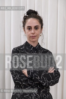 Rome October 1, 2022..Laura Pezzino, journalist, book editor, writer photographed in Rome in the rooms of Palazzo Merulana/Laura Pezzino, giornalista, book editor, scrittrice fotografata a Roma negli ambienti di Palazzo Merulana. . ©Rino Bianchi/Rosebud2