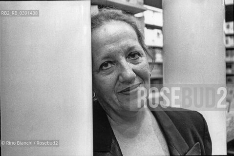 Roma 17 agosto 2013..Anna Maria Mori, giornalista e scrittrice, ritratta a Roma..Foto: RINO BIANCHI ©Rino Bianchi/Rosebud2