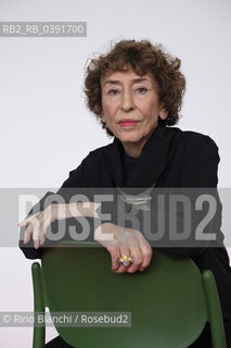 Rome December 10, 2022..Azar Nafisi literature teacher and writer, daughter of Ahmad Nafisi, elected mayor of Tehran in 1960 at the time of the Shah, and Nezhat Nafisi, the first woman to enter the Iranian parliament, photographed in Rome in the spaces of La Nuvola7Azar Nafisi docente di letteratura e scrittrice, figlia di Ahmad Nafisi, eletto sindaco di Teheran nel 1960 ai tempi dello Scià, e Nezhat Nafisi, prima donna entrata al parlamento iraniano, fotografata a Roma negli spazi de La Nuvola. ©Rino Bianchi/Rosebud2