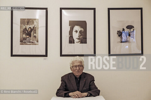 Bonefro (CB) January 18, 2015..Tony Vaccaro, stage name of Michelantonio Celestino Onofrio Vaccaro, photographed in Bonefro inside Palazzo Mozzi, American photographer. Also known as Michael A. Vaccaro, is known for his photos taken in Europe in 1944 and in 1945 and in Germany immediately after World War II. It was the photographer of Life, Look, and Flair/Tony Vaccaro, nome darte di Michelantonio Celestino Onofrio Vaccaro, fotografato a Bonefro allinterno di Palazzo Miozzi, fotografo statunitense. Conosciuto anche come Michael A. Vaccaro, è noto per le sue foto scattate in Europa nel 1944 e nel 1945 e in Germania subito dopo la seconda guerra mondiale. E stato fotografo di Life, Look, e Flair.. ©Rino Bianchi/Rosebud2