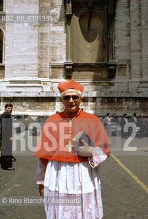 Rome October 20 2005..Cardinal Joseph Ratzinger photographed in the Vatican City/Il cardinale Joseph Ratzinger fotografato nella Città del Vaticano. ©Rino Bianchi/Rosebud2