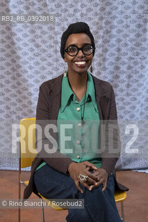 Rome January 9, 2023..Igiaba Scego is an Italian writer, journalist and activist of Somali origin, photographed in Rome in the spaces of the Casa delle letterature/Igiaba Scego è una scrittrice, giornalista e attivista italiana di origine somala, fotografata a Roma negli spazi della Casa delle letterature ©Rino Bianchi/Rosebud2