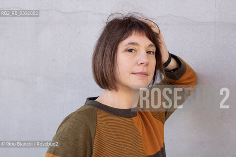 Rome February 4, 2023..Benedetta Fallucchi, journalist and writer, photographed in Rome in the spaces of the Maxxi/Benedetta Fallucchi, giornalista e scrittrice, fotografata a Roma negli spazi del Maxxi. ©Rino Bianchi/Rosebud2