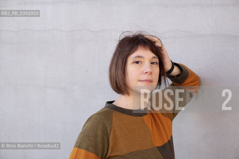 Rome February 4, 2023..Benedetta Fallucchi, journalist and writer, photographed in Rome in the spaces of the Maxxi/Benedetta Fallucchi, giornalista e scrittrice, fotografata a Roma negli spazi del Maxxi. ©Rino Bianchi/Rosebud2