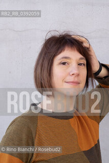 Rome February 4, 2023..Benedetta Fallucchi, journalist and writer, photographed in Rome in the spaces of the Maxxi/Benedetta Fallucchi, giornalista e scrittrice, fotografata a Roma negli spazi del Maxxi. ©Rino Bianchi/Rosebud2