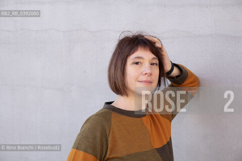 Rome February 4, 2023..Benedetta Fallucchi, journalist and writer, photographed in Rome in the spaces of the Maxxi/Benedetta Fallucchi, giornalista e scrittrice, fotografata a Roma negli spazi del Maxxi. ©Rino Bianchi/Rosebud2