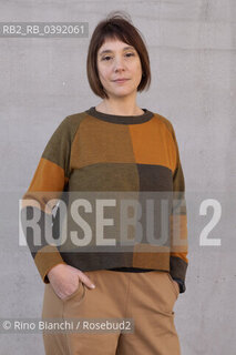 Rome February 4, 2023..Benedetta Fallucchi, journalist and writer, photographed in Rome in the spaces of the Maxxi/Benedetta Fallucchi, giornalista e scrittrice, fotografata a Roma negli spazi del Maxxi. ©Rino Bianchi/Rosebud2