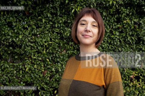 Rome February 4, 2023..Benedetta Fallucchi, journalist and writer, photographed in Rome in the spaces of the Maxxi/Benedetta Fallucchi, giornalista e scrittrice, fotografata a Roma negli spazi del Maxxi. ©Rino Bianchi/Rosebud2