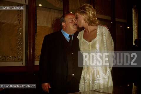 Roma 16 ottobre 2002..Maria De Filippi con Maurizio Costanzo il giorno delle nozze.. ©Rino Bianchi/Rosebud2