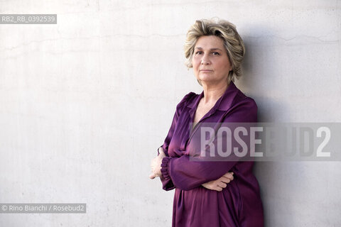 Rome March 25, 2023..Flaminia Marinaro, journalist collaborator of various mastheads including «Il Foglio», dealing with literary criticism, and on the cultural pages of «LOsservatore Romano» and «La Freccia», debutant writer, photographed in Rome in the MAXXI spaces/Flaminia Marinaro, giornalista colaboratrice di varia testate tra le quali «Il Foglio», occupandosi di critica letteraria, e sulle pagine culturali de «L’Osservatore Romano» e «La Freccia», scrittrice esordiente, fotografata a Roma negli spazi del MAXXI. ©Rino Bianchi/Rosebud2