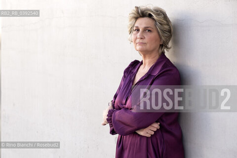 Rome March 25, 2023..Flaminia Marinaro, journalist collaborator of various mastheads including «Il Foglio», dealing with literary criticism, and on the cultural pages of «LOsservatore Romano» and «La Freccia», debutant writer, photographed in Rome in the MAXXI spaces/Flaminia Marinaro, giornalista colaboratrice di varia testate tra le quali «Il Foglio», occupandosi di critica letteraria, e sulle pagine culturali de «L’Osservatore Romano» e «La Freccia», scrittrice esordiente, fotografata a Roma negli spazi del MAXXI. ©Rino Bianchi/Rosebud2