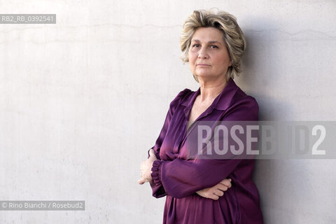 Rome March 25, 2023..Flaminia Marinaro, journalist collaborator of various mastheads including «Il Foglio», dealing with literary criticism, and on the cultural pages of «LOsservatore Romano» and «La Freccia», debutant writer, photographed in Rome in the MAXXI spaces/Flaminia Marinaro, giornalista colaboratrice di varia testate tra le quali «Il Foglio», occupandosi di critica letteraria, e sulle pagine culturali de «L’Osservatore Romano» e «La Freccia», scrittrice esordiente, fotografata a Roma negli spazi del MAXXI. ©Rino Bianchi/Rosebud2