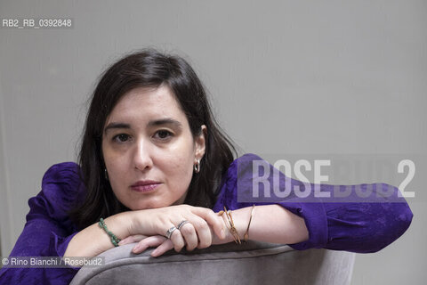 Turin May 20, 2023..Fuani Marino, writer, photographed in Turin in the spaces of the Lingotto/Fuani Marino, scrittrice,  fotografata a Torino negli spazi del Lingotto. ©Rino Bianchi/Rosebud2