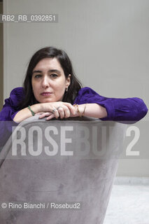 Turin May 20, 2023..Fuani Marino, writer, photographed in Turin in the spaces of the Lingotto/Fuani Marino, scrittrice,  fotografata a Torino negli spazi del Lingotto. ©Rino Bianchi/Rosebud2