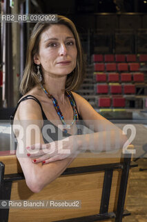 Turin May 27, 2023..Marta Cai writer and translator, has lived for some years in Curitiba, Brazil, photographed in Turin in the spaces of the Scuola Holden/Marta Cai scrittrice e traduttrice, vive da qualche anno a Curitiba, in Brasile, fotografata a Torino negli spazi della Scuola Holden. ©Rino Bianchi/Rosebud2